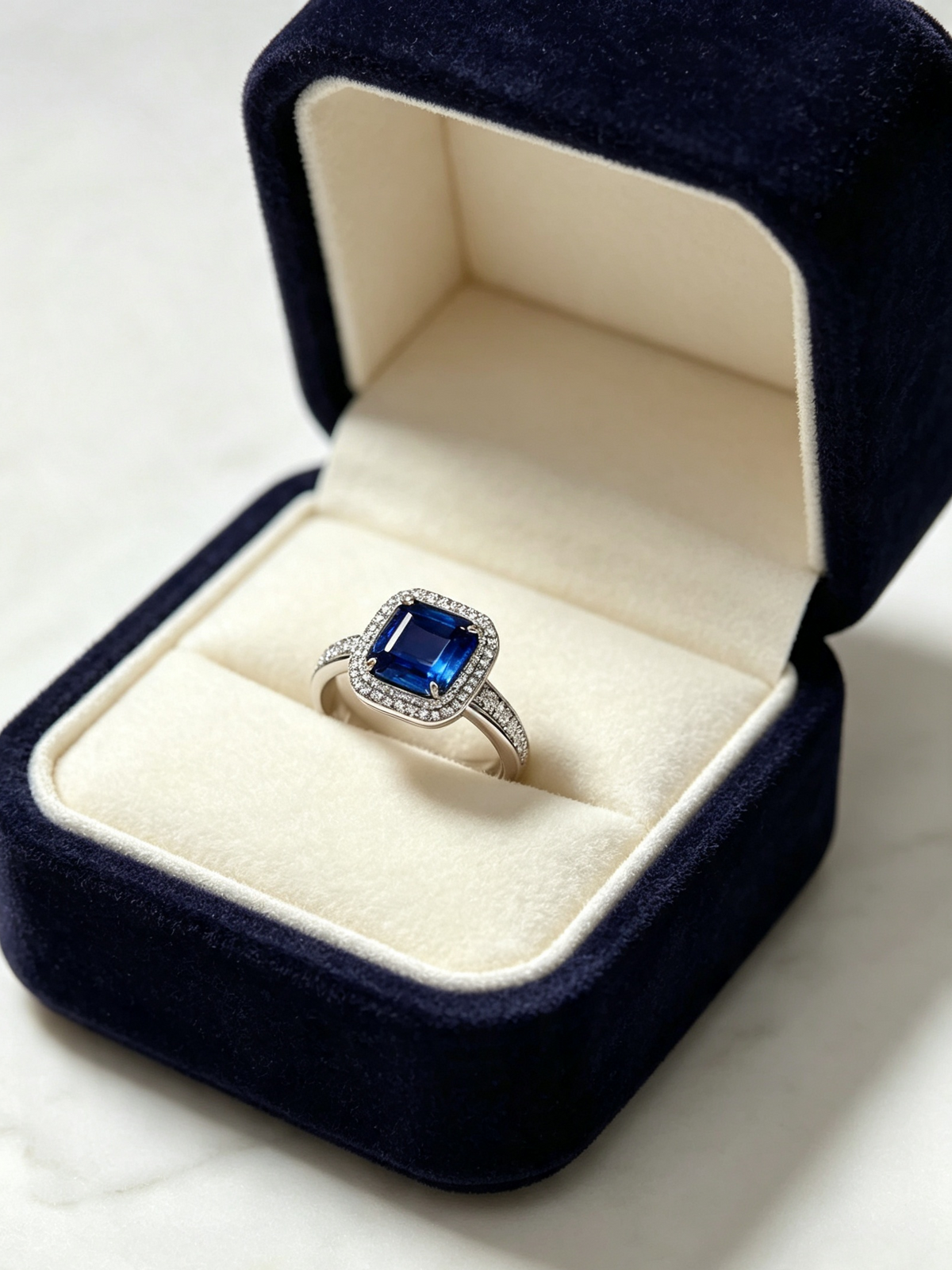 Midnight Halo Ring