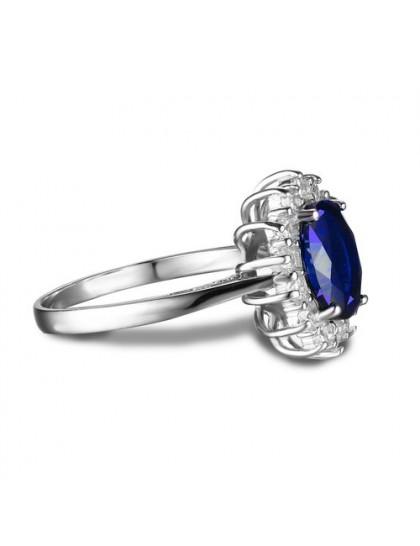 Kate Middelten Sterling Silver Blue Sapphire Princess Diana Legacy Ring