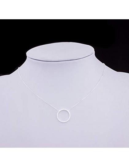 Genuine Sterling Silver Adjustable Chain Hollow Out Circle of Life