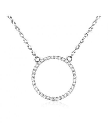 Genuine Sterling Silver Adjustable Chain Hollow Out Circle of Life