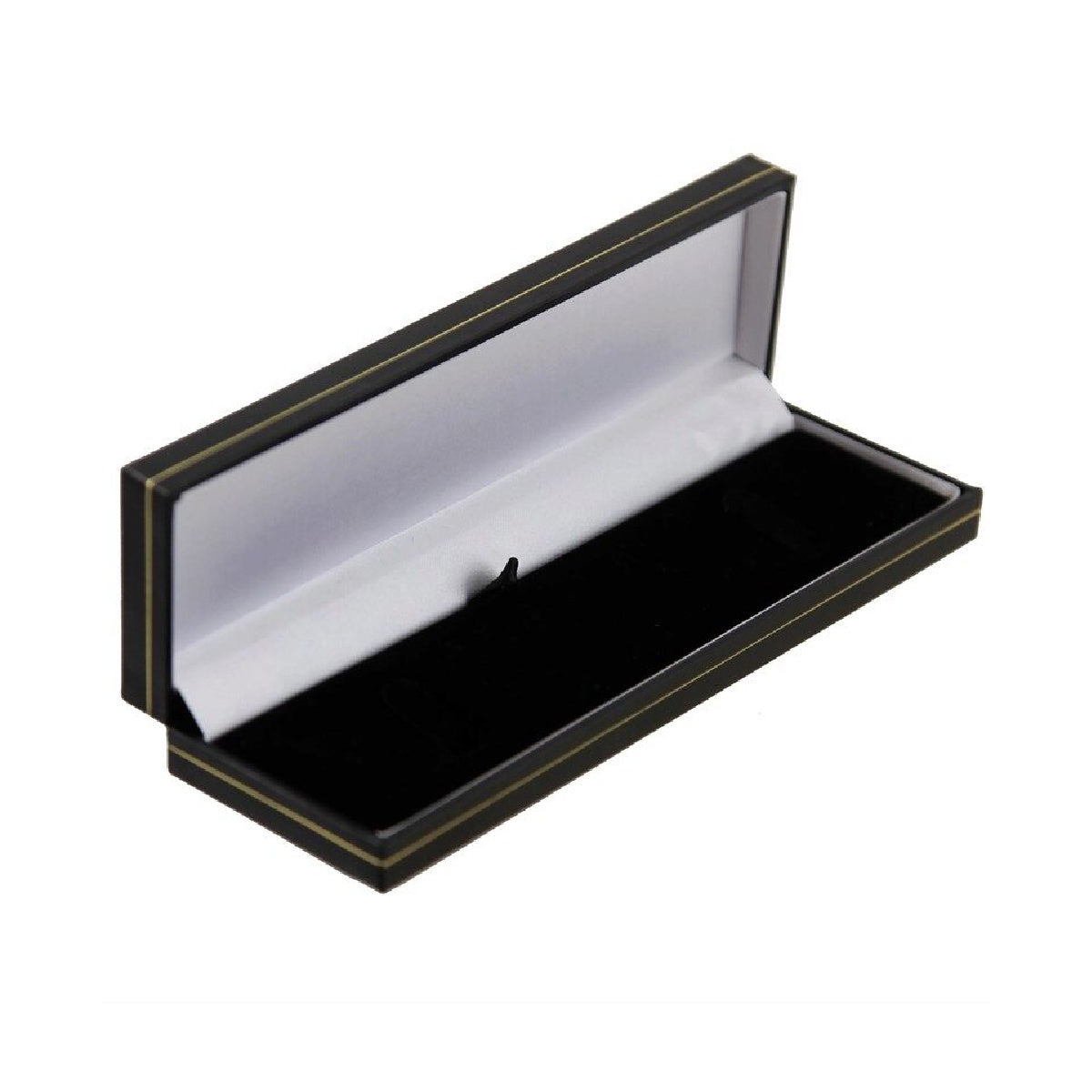 Black Leather Bracelet Box Classic Premium Watch Jewellery box