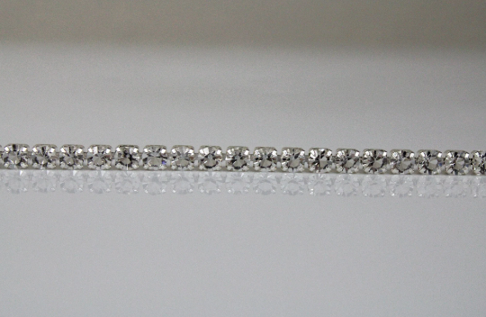 WHITE GOLD FINISH 3.5mm Created Diamond Cushion Cut Tennis Bracelet Including Gift Box