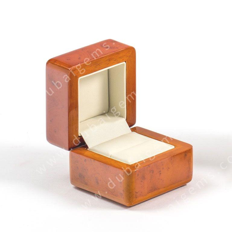 Luxury real wood walnut proposal ring Recommended box Engagement by Sharon Cox