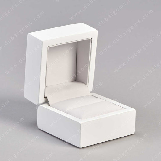 White gloss Premium Engagement Bridal Proposal ring box