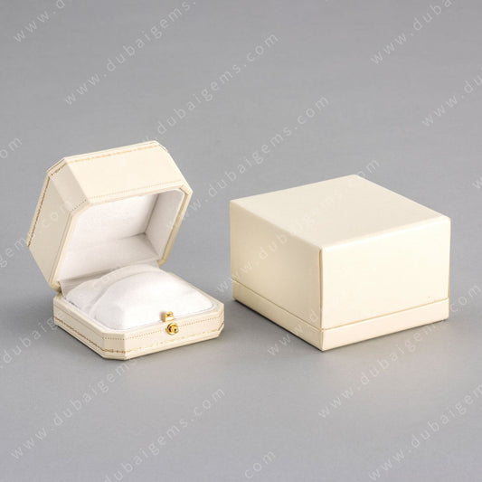 Designer Ivory Riviera batches of 10 ring boxes