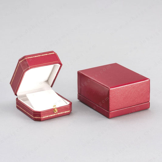 Designer Crimson Red Riviera Earring Box by Handmade specialist Group