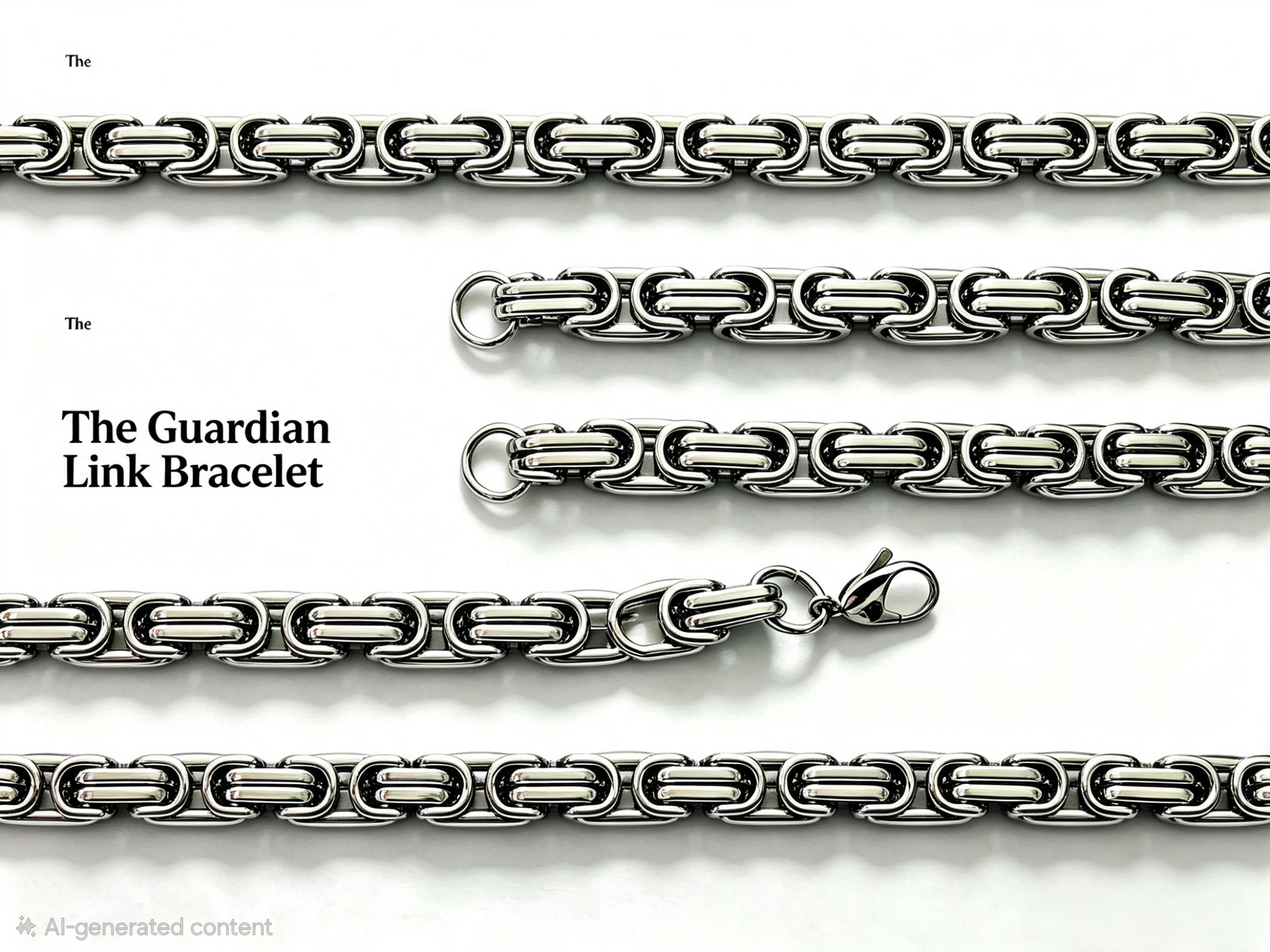 The Guardian Link Bracelet – Premium Men’s Jewellery for Strength & Courage