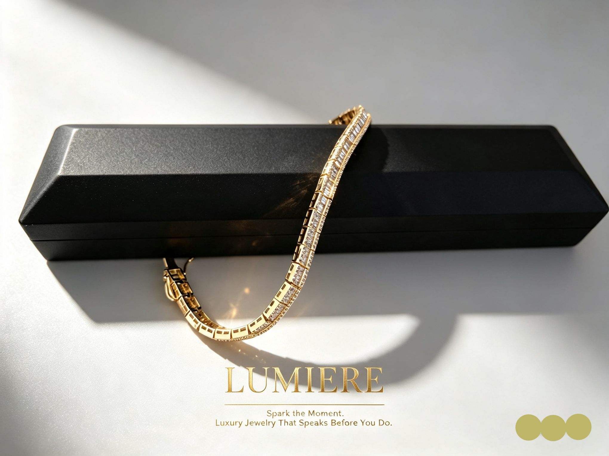 Baguette Lumière Bracelet | Baguette-Cut Gemstone Bracelet