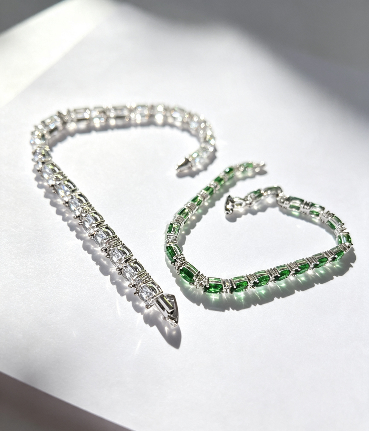 Choose Any 2 Tennis Bracelets | Special 2-Piece Offer | Yellow or White Gold Finish