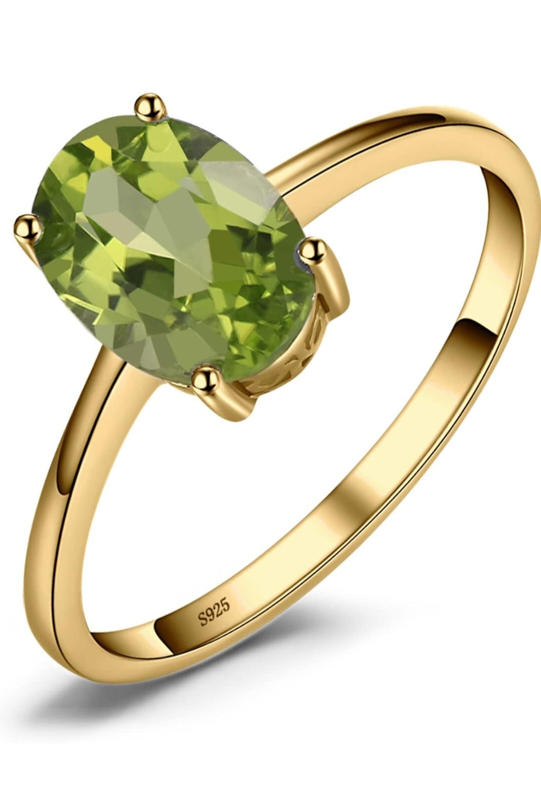 Honour your extraordinary journey Peridot ring Special Listing size M