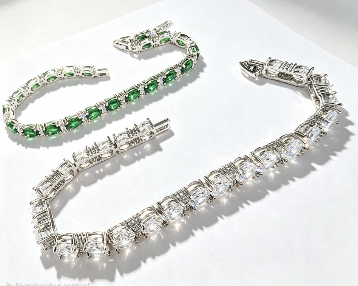 Choose Any 2 Tennis Bracelets | Special 2-Piece Offer | Yellow or White Gold Finish