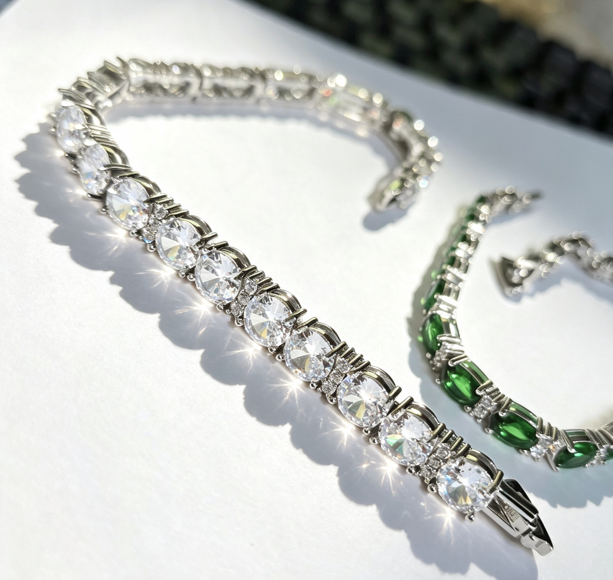 Choose Any 2 Tennis Bracelets | Special 2-Piece Offer | Yellow or White Gold Finish