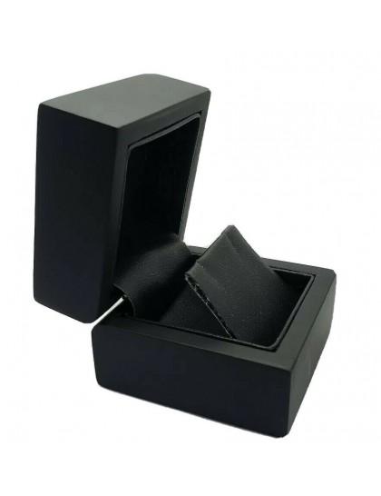 Black matte wooden batches of 5 earrings boxes